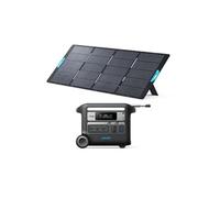 Kit SOLIX F2000 Station électrique Professionnelle avec Panneau Solaire 400W, 2048 Wh, Générateur solaire 3*AC 2400W