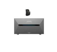 KIT Anker SOLIX Solarbank 2 E1600 AC, Compteur intelligent, Centrale photovoltaïque pour balcon Plug and Play Noir G