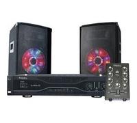Kit Sono 2 Enceintes 10 2X250W + Table mixage USB/BT + Ampli + Micro