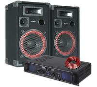 Kit sono complet - MAX/SkyTec - SPL1000 + XEN-3512 - 1000W - 2x500W - Enceintes PA 12""