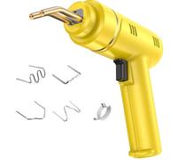 Kit Soudage Plastique 200 Clous pour chauffage Double Tube pour cuivre(Yellow)