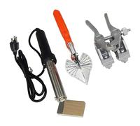 Kit Soudage pour Courroies Rondes PolyuréThane 150W/200W, Fer Souder éLectrique pour Courroies PolyuréThane avec Pince Et Ciseaux, Ensemble D'Outils Soudage pour Courroies (150-400℃),150W