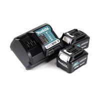 Kit source d'alimentation Makita 12V avec 2x batterie BL1041B 4.0Ah + chargeur DC10WD