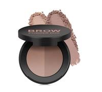 Kit Sourcils 2 en 1 Poudre & Cire | Gel Fixateur Waterproof Longue Tenue | Résultat Naturel et Maîtrise Facile | Inclus Miroir (#5)