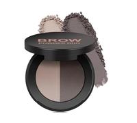 Kit Sourcils 2 en 1 Poudre & Cire | Gel Fixateur Waterproof Longue Tenue | Résultat Naturel et Maîtrise Facile | Inclus Miroir (#6)