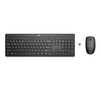 Kit souris + clavier sans fil - HP - 230 - Noir - Allemand QWERTZ - Confortable et silencieux