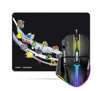 kit souris pro m5 programmable et tapis gaming