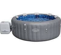 Kit spa gonflable Bestway Lay-Z-Spa Santorini rond HydroJet Pro 5/7 places + Kit traitement brome