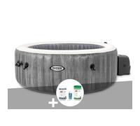 Kit spa gonflable PureSpa Baltik - Rond, bulles, 4 places, avec kit de traitement brome