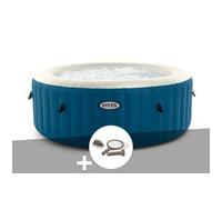 Kit spa gonflable Intex PureSpa Blue One rond Bulles 2/4 places + Kit d'entretien