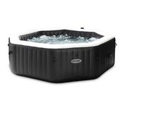 Kit spa gonflable Intex PureSpa Carbone octogonal Bulles et Jets 4 places + Aspirateur + Kit d'entretien