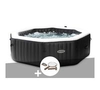 Kit spa gonflable PureSpa Carbone octogonal Bulles et Jets 6 places + Kit d'entretien