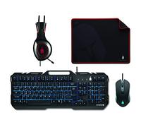 Kit Spécial Jeu Hydra 2 Clavier/Souris/Casque/Tapis de Souris pour Pc