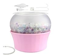 Kit spinner de perles, fileur de perles pour la création de bijoux,Bracelet USB avec spinner de perles sauver | Fabrication automatique de colliers de bracelets de spinner de perles élect