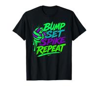 Kit Splash Bump coloré pour Volley-Ball Spike Repeat Vibes T-Shirt