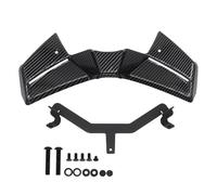 Kit Spoiler Avant pour Moto Downforce Spoilers Avant Nus Aileron aérodynamique pour Yamaha MT-09 MT 09 MT09 2024 2025 (Motif Fibre de Carbone)