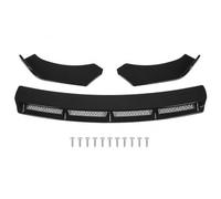 Kit Spoiler Pare-Chocs Avant 3 Pièces Lèvre de Pare-Chocs Avant Aileron Voiture Lame de Pare-Chocs Avant avec Vis De Fixation pour Pièces Modification Automobile