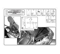 Kit Spoiler Pour Suzuki 200 Uh Burgman 2006/2013