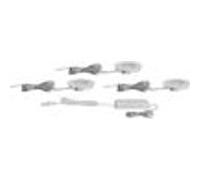 Kit spot led encastré 3x5,6w acier brossé - paulmann - acier brossé fer (brossé) G