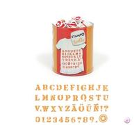 Kit Stampo Textile Alphabet+ Encreur - Aladine