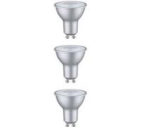 Kit Standard 230 V Réflecteur LED GU10 Kit de 3 3x460lm 3x7W 2700K gradable Chrome mat Chrome mat G