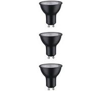 Kit Standard 230 V Réflecteur LED GU10 Kit de 3 3x460lm 3x7W 2700K gradable Noir mat Noir mat G