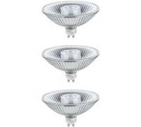 Kit Standard 230 V Réflecteur LED QPAR111 GU10 3x350lm 3x4W 2700K Alu Alu G