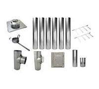 Kit standard Bertrams Ewr 21STB150-K Ø 150 mm, ensemble complet, pour hauteurs totales d'environ 7 m