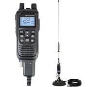 Kit Station Radio Cb Portable Escort Hp 82,Multistandard,4 W,12 V,Am-Fm Et Antenne Cb S75,75 Cm,Avec Aimant Inclus