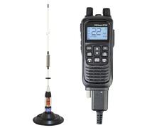 Kit Station Radio CB Portable PNI Escort HP 82, multistandard, 4 W, 12 V, AM-FM avec antenne CB PNI ML70 avec Aimant