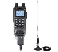 Kit Station Radio CB Portable PNI Escort HP 82, multistandard, 4 W, 12 V, AM-FM et antenne CB PNI S75, 75 cm, avec Aimant Inclus