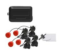 Kit Stationnement pour Voiture Indicateur Alerte Sonore Secours Système Sonde 4 × 22 Mm 12 V 8 Couleurs Voiture Vue Arrière Caméra Recul(Red)