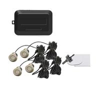 Kit Stationnement pour Voiture Indicateur Alerte Sonore Secours Système Sonde 4 × 22 Mm 12 V 8 Couleurs Caméras Recul Voiture(Champagne Gold)