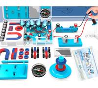 Kit STEM de Laboratoire Physique : Expériences Magnétiques & Électricité Adapté aux Enfants Étudiants, Outils Essentiels d’Apprentissage des Circuits pour Débutants