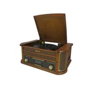 Kit stéréo rétro - Roadstar - HIF- - Bluetooth - DAB+ - Platine à disque et cassette