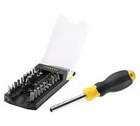 Stanley Jeu de tournevis multifonction STHT0-70885 – 34 pièces Jaune/Noir