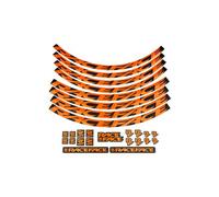 Kit stickers de roue race face orange
