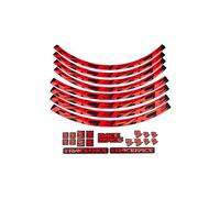 Kit stickers de roue race face rouge