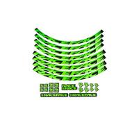Kit stickers de roue race face vert fluo