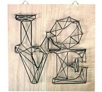 Kit String Art bois et noir LOVE - Graine Créative(...) - Marron Marron G