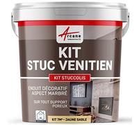 Kit Stuc Vénitien Décoratif Intérieur - STUCCOLIS 7 m² Jaune Sable
