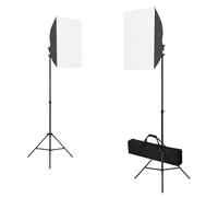Kit studio photo avec boîtes à lumière et réflecteur pour la photographie professionnelle - Contrôle de la lumière pour un éclairage parfait, idéal pour les portraits et les photos de produits