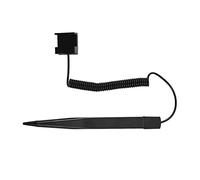 Kit Stylet Professionnel Haute sensibilité pour Navigation de Voiture GPS écran Tactile Capacitif Station d'accueil Portable et Fil à Ressort Noir