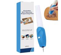 Kit Stylo Gravure Sans Fil - Acier Inoxydable ABS 20 Cm | Outil De Gravure Rotatif Portable | Machine De Ģravure Électrique Portative Pour Bijoux, Verre, Métal, Bois, Cuir, Pierre, Résine, Artisanat