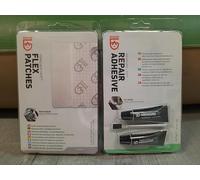 [Kit Super Réparation Imperméable] Adhésif transparent Aquasure +FD (2 tubes de 7 g) + 2 patchs élastiques transparents (7,6 x 12,7 cm) - Costumes en néoprène, bottes, waders, gonflables...