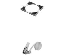 Kit Superposition Lave Linge SèChe Linge Machine à laver, sèche-linge, support d'empilage, de, connexion, fixe, sangle corde Kit Empilage Machine à Laver(Light Grey)