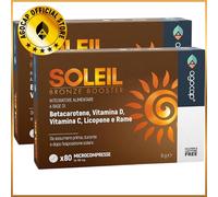 KIT Supplément de bronzage bronzage avec bêta-carotène lycopène 80cpr SOLEIL