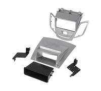 Kit Support 2din Ford Fiesta Ap09 Avec Ecran - Vide Poche - Argent