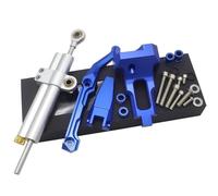 Kit Support Amortisseur Stabilisateur Amortisseur Direction Moto pour Yamaha MT-09 900GT FJ-09 FJ09 Commande Linéaire Inversée Sécurité Réglable CNC Stabilisateur D'amortisseur(Ensemble 7)