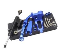 Kit Support Amortisseur Stabilisateur Amortisseur Direction Moto pour Yamaha MT-09 900GT FJ-09 FJ09 Commande Linéaire Inversée Sécurité Réglable CNC Stabilisateur D'amortisseur(Ensemble 11)